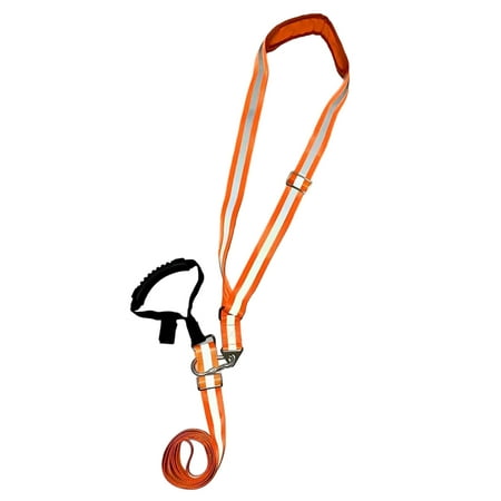 Deer Drag Harness | Nylon Adjustable Reflective Harness Strap | Ergonomic Pulling Harness with Handle Carabiner Shoulder Pad Space Saving Dragging Rope for Elk
