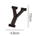 thumbnail image 2 of XIEULQP Wrought Iron DIY Address Plaque Set - Cast Metal House Number Letters for Custom Home Exterior Enhancement and Entrance Decor​​, 2 of 3