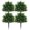 Grass Green, variant on Weatherproof Artificial Cypress Topiary Trees Set of 2 – 23.6'' UV-Resistant Faux Cedar Ball – Realistic Outdoor Porch, Garden & Patio Decor with Ground Stakes, Maintenance-Free, Green