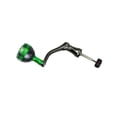thumbnail image 2 of QualitChoice Fishing Reel Handle Grip Replacement Part S with Brown Knob Handle Round Crank Metal Green L, 2 of 6