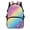 Rainbow Ocean, variant on POLERO Golf Lava Crack Pattern 17 Inch Bookbag for Kids, Polyester Fabric Breathable Smooth Zipper Large Capacity Backpack for School