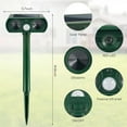 thumbnail image 5 of 4-Pack Solar Animal Repeller – Ultrasonic Pest Control for Cats, Dogs, Raccoons, Squirrels & Rats | Motion-Activated, Waterproof, Humane Outdoor Deterrent for Garden, Yard & Farm, 5 of 6