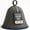 Charcoal & Blue, variant on Classic Wool Sauna Hat - 100% Natural Wool Felt, Handmade, One Size - Charcoal & Blue