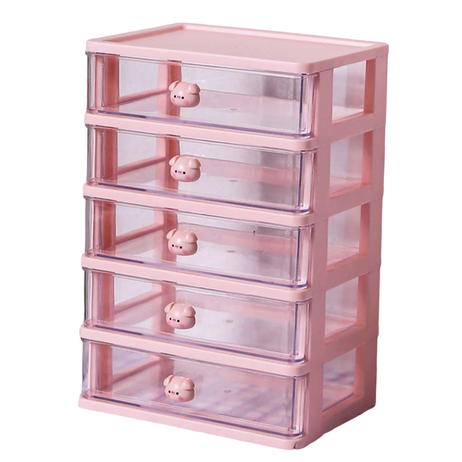 Desk Organizer with Drawer Desk Storage Boxes Container