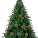 thumbnail image 3 of 15 Pcs Velvet Christmas Balls Flocked Christmas Tree Ornaments Plastic Balls Xmas Decorative Hanging Ornaments Christmas Tree Decoration, 3 of 7