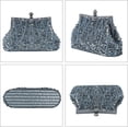 thumbnail image 6 of Kwuty Womens Vintage Floral Beaded Rhinestone Embroidery Clutch Sequin Crossbody Bag Evening Handbag for Bridal Wedding Party Prom, 6 of 7