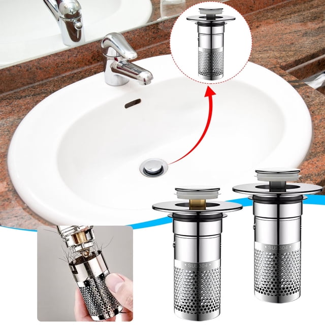 Sentmoon Washbasin Stopper Thickened Leak Proof Odor Blocking Push Bounce Drain Filter Versatile Bathroom Kitchen Accessory Advanced Drainage Excrete Prevention