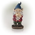thumbnail image 3 of Alpine Corporation Smiling Gnome Statue, 15 Inch Tall, 3 of 13