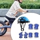 thumbnail image 2 of Casco de bicicleta para niños con rodilleras, coderas, muñequeras, equipo para patinar Azul, 2 of 6