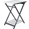 thumbnail image 1 of Portable Folding Table - 22x27x35 Inch Stainless Steel Grill Stand, Outdoor Kitchen Table, Pizza Oven Stand, 1 of 9