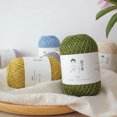 thumbnail image 2 of 50g/ball Lace Threads Linen Yarn Fine Linen Thread Crochet  Weave Shawls for DIY Pillows Bags Clothes Knitting Blankets, 2 of 5