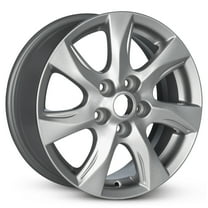 For 2010-2012 Mazda 3 16 Inch Painted Silver Rim - OE Direct Replacement - Road Ready Car Wheel