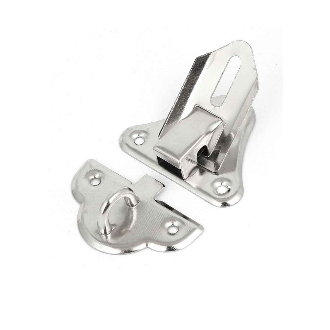 Toolbox Jewelry Box Toggle Latches Hasps Locks Silver Tone 50x35x8mm
