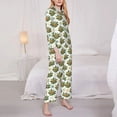 thumbnail image 3 of Sikiie Sloth Sitting Tropical Leaves Pajamas for Women Set, Womens Pajama Sets, Lounge Sets for Women, 2pjs for Women-Small, 3 of 7