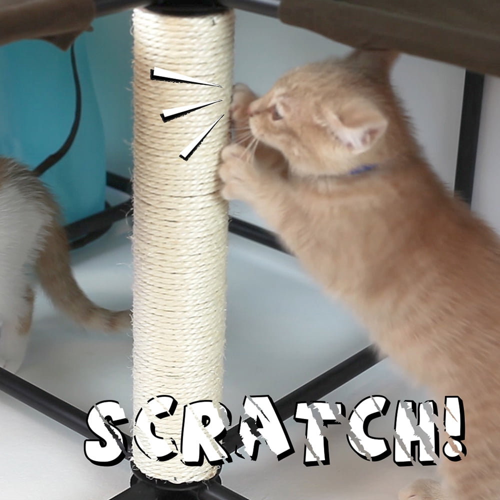Kitty City Indoor Mega Kit Cat Furniture, Cat Scratcher