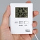 thumbnail image 4 of Termómetro digital de pared para interiores y exteriores, con pantalla de temperatura, sin pilas (blanco), 4 of 6