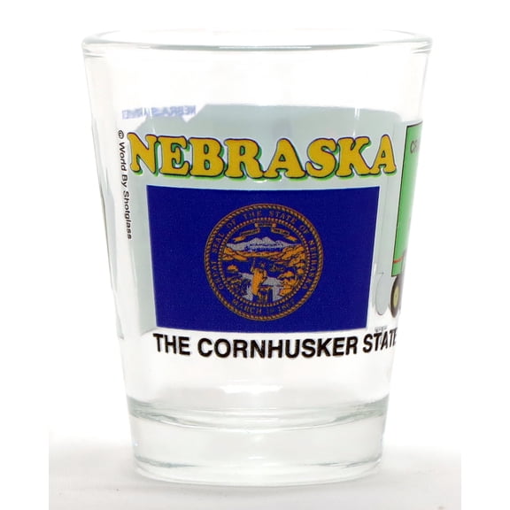 Nebraska The Cornhusker State All-American Collection Shot Glass