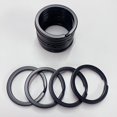 thumbnail image 6 of DESIGNICE Stainless Steel Key Rings - 20 Pcs Round Split Key Rings for Keychains - Metal Keychain Rings - Black, 6 of 7