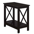 thumbnail image 2 of Convenience Concepts Oxford Table d'Appoint de Chaise avec Tablette - Fini Bois Espresso, 2 of 5
