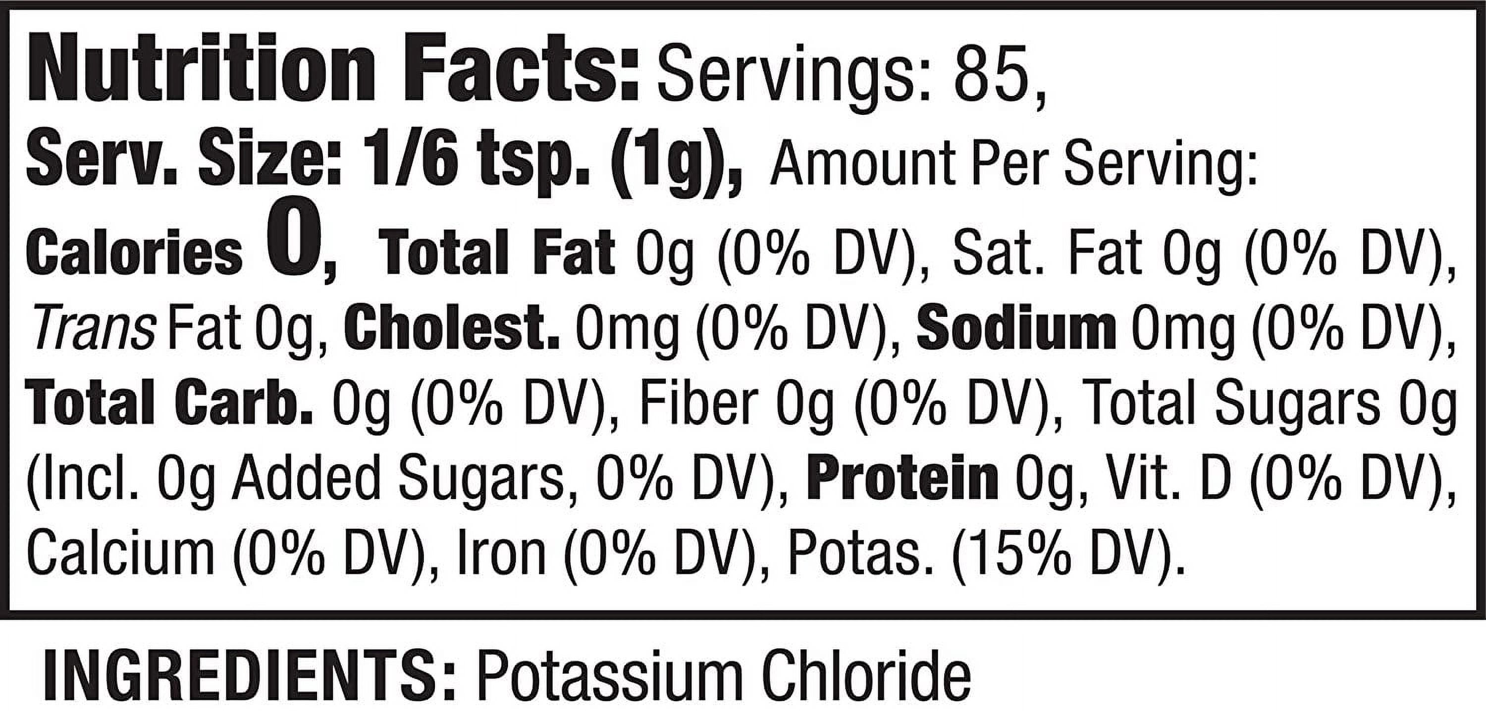 NuSalt Sodium Free Salt Substitute Table Salt Alternative 3oz (12 Pack)
