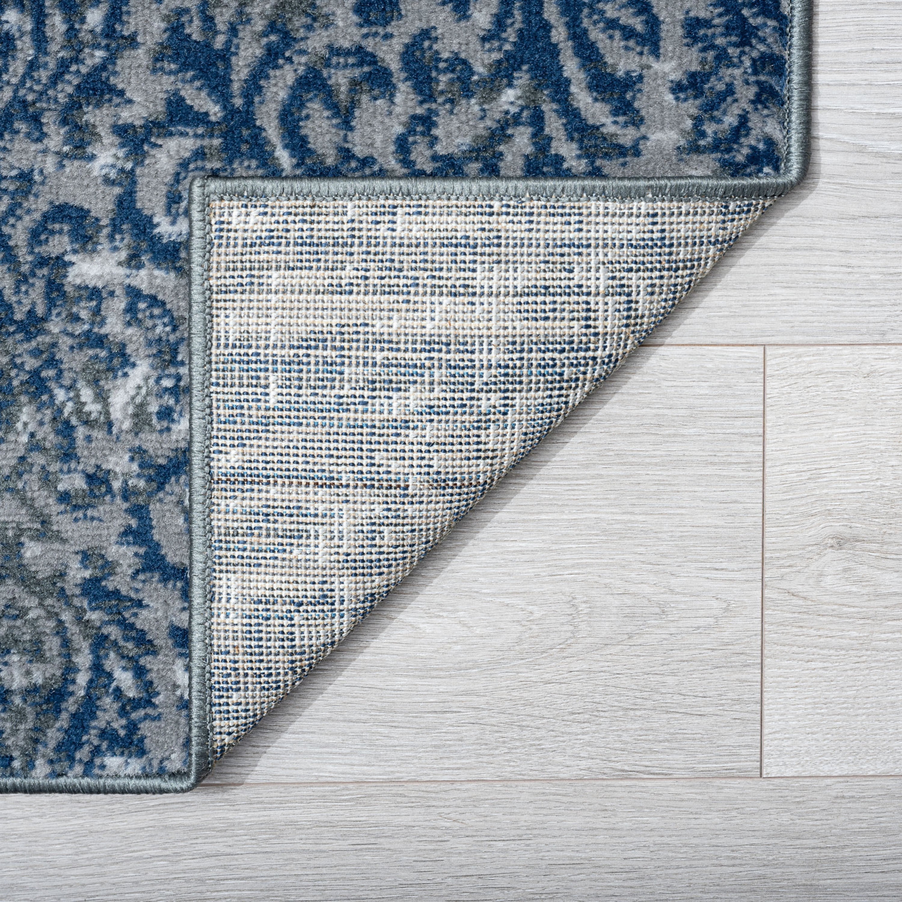 Madison Traditional 9' x 12' Dark Gray Polypropylene Indoor Area Rug