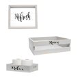 thumbnail image 2 of Set de baño Elegant Designs HG3100-GIN Wood Grey Wash, 2 of 9