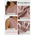 thumbnail image 4 of MOYIKO Tank Tops for Women Eyelet V Neck Trendy Sleeveless Tops Dressy Casual Flowy Summer Shirts Loose Fit, 4 of 7
