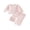 Pink, variant on Loicainy Baby Toddler Girl Fall Clothes Set 6 12 18 24 Months 2T 3T 4T 5T Long Sleeve Crew Neck Striped Tops and Pants Outfits