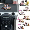 thumbnail image 4 of Car Interior Decoration Cute Couple Action-Figure Auto Ornament' Dash Lot C9, 4 of 8