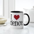 thumbnail image 6 of CafePress - I Love Science - 11 oz Ceramic Mug - Novelty Coffee Tea Cup, 6 of 6
