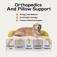 thumbnail image 2 of Cama para Perro MEKIY Ortopédica de Espuma con Memoria Impermeable XXL, 2 of 9