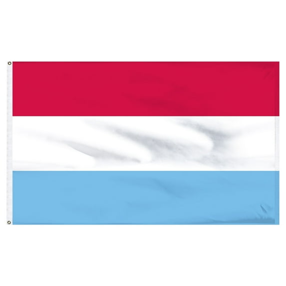 Luxembourg 4x6ft Nylon flag with Pole Hem Only - Banner