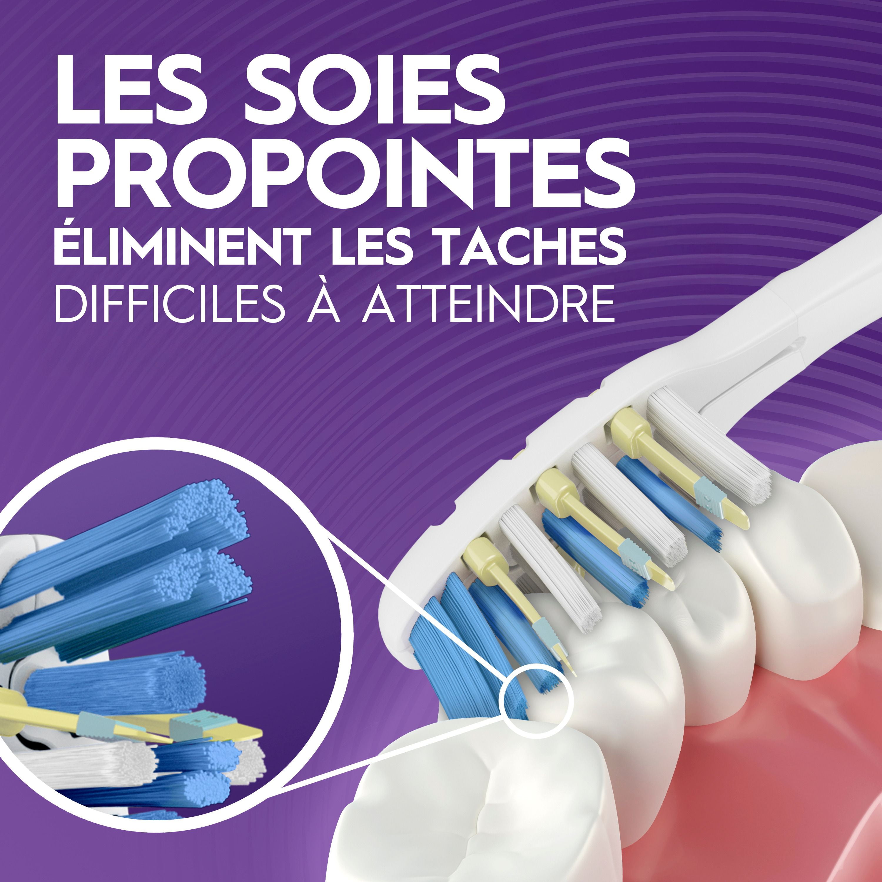 Brosses à dents à pile blanchissantes Oral-B Pulsar, souple 2 unités