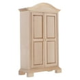 thumbnail image 1 of Mini Armoire de Maison Modèle Miniature Armoire en Bois Meubles de Maison de Poupée Modèle 1:12, 1 of 8