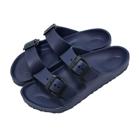 

Shop LC Navy Color Ultra Lightweight Flexible EVA Buckle Strap Sandal - Size 9-9.5 Birthday Gifts