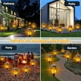 thumbnail image 5 of Upgraded Solar Lights Outdoor, 6 Pack Flickering Flame Solar Torch Lights with Super Larger Size for Christmas Decor, Solar Christmas Lights Waterproof Solar Powered Outdoor Lights for Garden Pathway, 5 of 7
