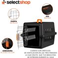 thumbnail image 4 of Jaula Transportadora para Gato Perro Caja de Viaje para Mascotas Jaulas para Viaje Transportadora para Perro Chico y Mediano (Negro/Naranja), 4 of 7