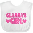 thumbnail image 3 of Inktastic Glamma's Girl Girls Baby Bib, 3 of 4