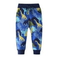 thumbnail image 1 of Boys Cotton Sweatpants Kids Jogger Pants Running Jogging Pants With Pockets Drawstring Dark Blue, 1 of 6