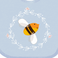 thumbnail image 4 of Inktastic Bee Cute Kids Honeybee Girls Baby Bib, 4 of 4