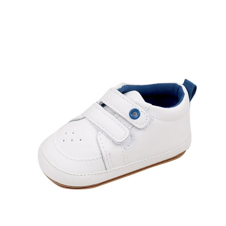 

Xfvqtps Baby Boys Walking Shoes Hook Loop Lightweight Breathable Premium Outdoor Casual PU Shoes Summer New Hollow Out Wear Non Slip Sweat Baby Sports Soft Sole Toddler Shoes Blue