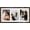 Brown, variant on 5.6x10 Polaroid collage frame for Polaroid 2x3 Mini Instant Prints Photo with 3 Openings, Mini Picture Frames Wall Display with Polished Plexiglas Balck