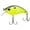 Chartreuse Shiner, variant on Bill Lewis ATV Square Bill 1.5 Crankbait Chartreuse Shiner