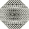 thumbnail image 1 of Unique Loom Outdoor Trellis Geometric Rug 5' 3 x 5' 3 Octagon Light Gray/Blue, 1 of 1