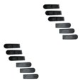thumbnail image 1 of Injueey Tope de puerta de goma de 6 piezas - Fácil de instalar Aplicaciones amplias y duraderas Topes de puerta elegantes y clásicos negro negro 2Conjunto, 1 of 6