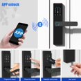 thumbnail image 2 of SPRING Smart Fingerprint Door Lock: For Tuya APP Control & Enhanced Security Mechanical For WIFI, 2 of 9