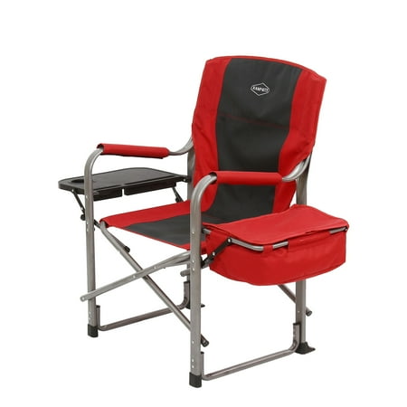 Kamp Rite Outdoor Camp Folding Director S Chair With Side Table Cooler Red