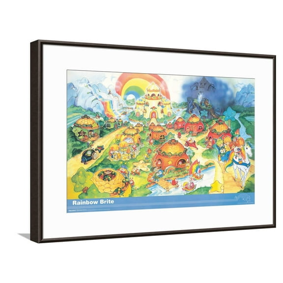 Rainbow Brite - Rainbow Land Canvas Wall Poster, 14.725" x 22.375"