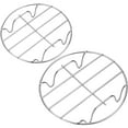 thumbnail image 1 of KAKOWELY 2pcs Small Roasting Racks Round Baking Racks Multifunctional Steamer Racks,7.87"X7.87"X1.18", 1 of 5