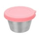 thumbnail image 1 of Injueey Contenedor de salsa a prueba de fugas, tamaño conveniente para On Go, recipiente para aderezo para ensaladas, taza para condimentos Cocina y Comedor Rosa, 1 of 6